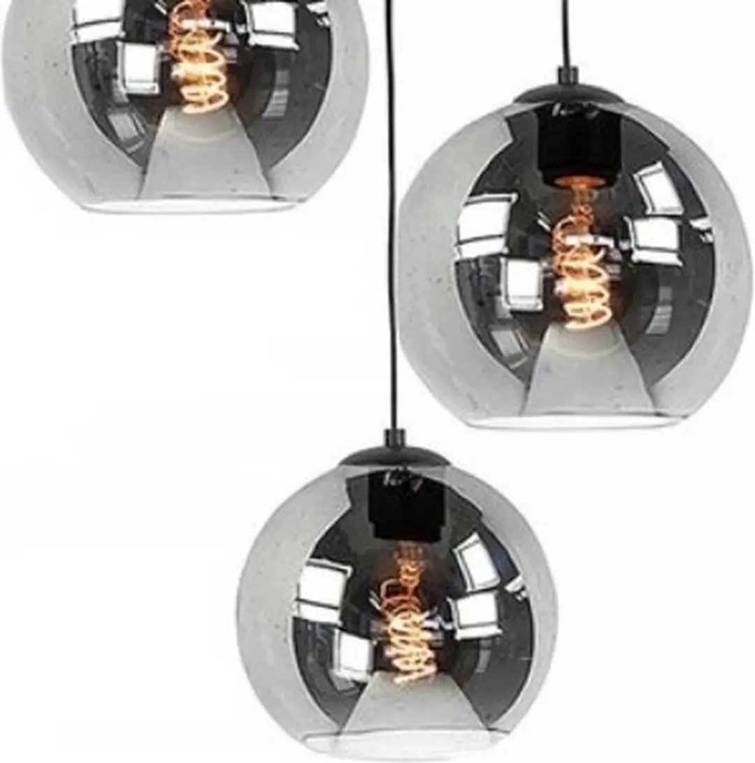 Highlight Fantasy Globe Hanglamp - 5 Lichtpunten - 1m - Zwart