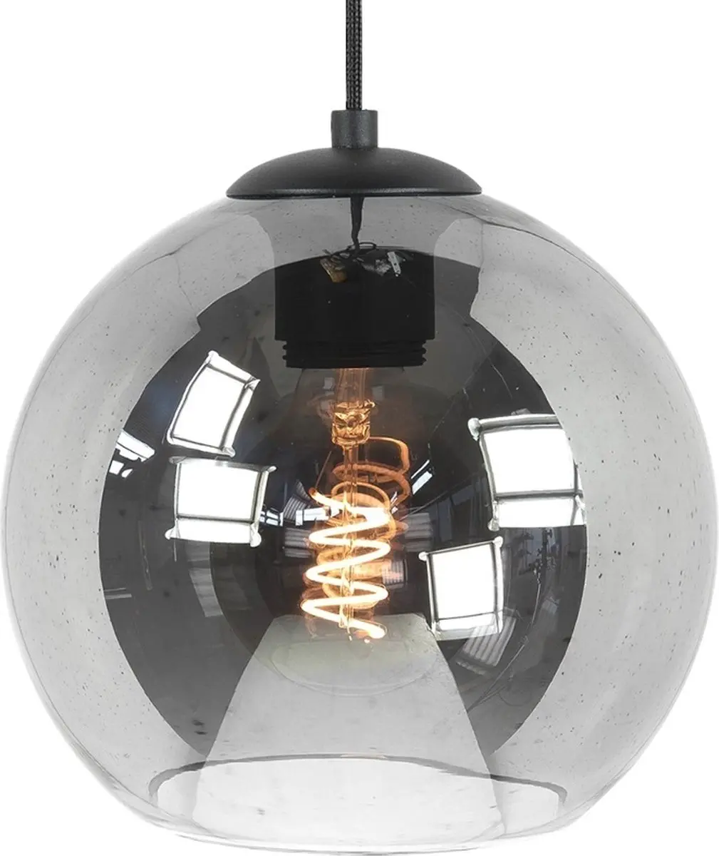 Highlight Fantasy Globe Hanglamp - 5 Lichtpunten - 1m - Zwart