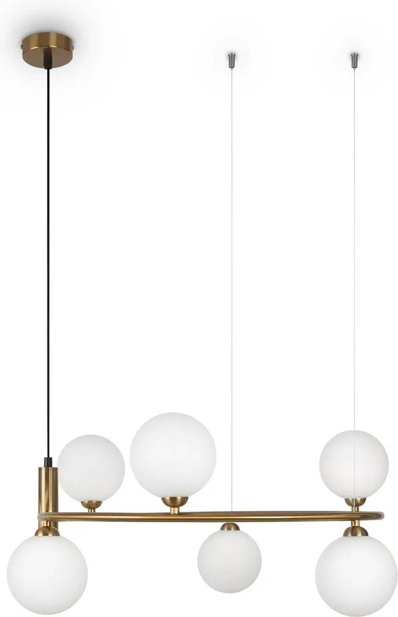 Maytoni Ring Hanglamp - Messing - Ø58cm - 6x25W