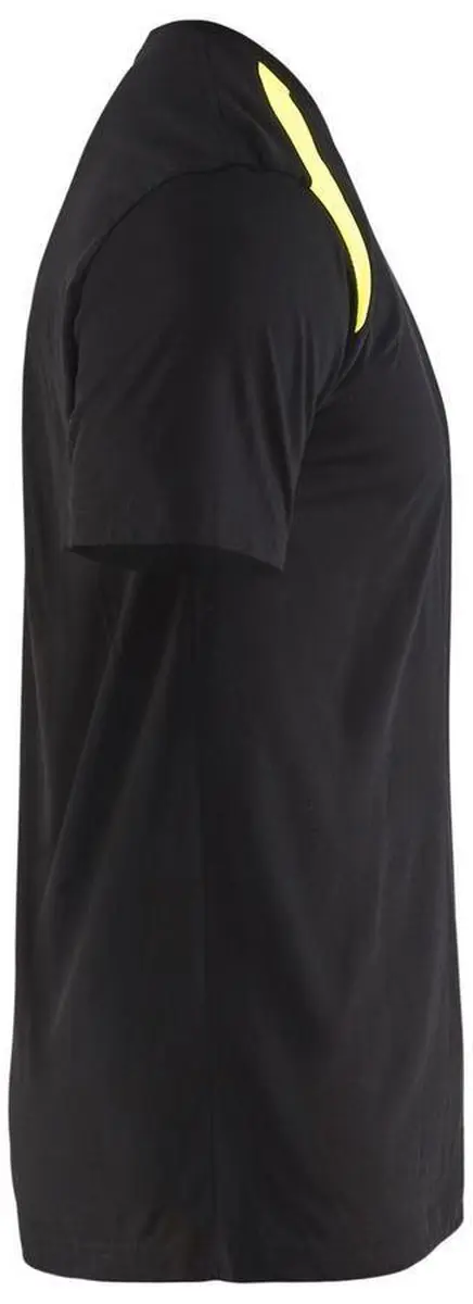 Blåkläder Bi-Colour Werkshirt - M - Zwart/Geel