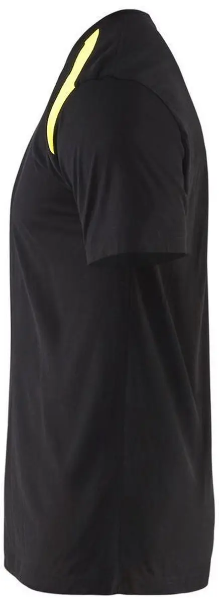Blåkläder Bi-Colour Werkshirt - M - Zwart/Geel