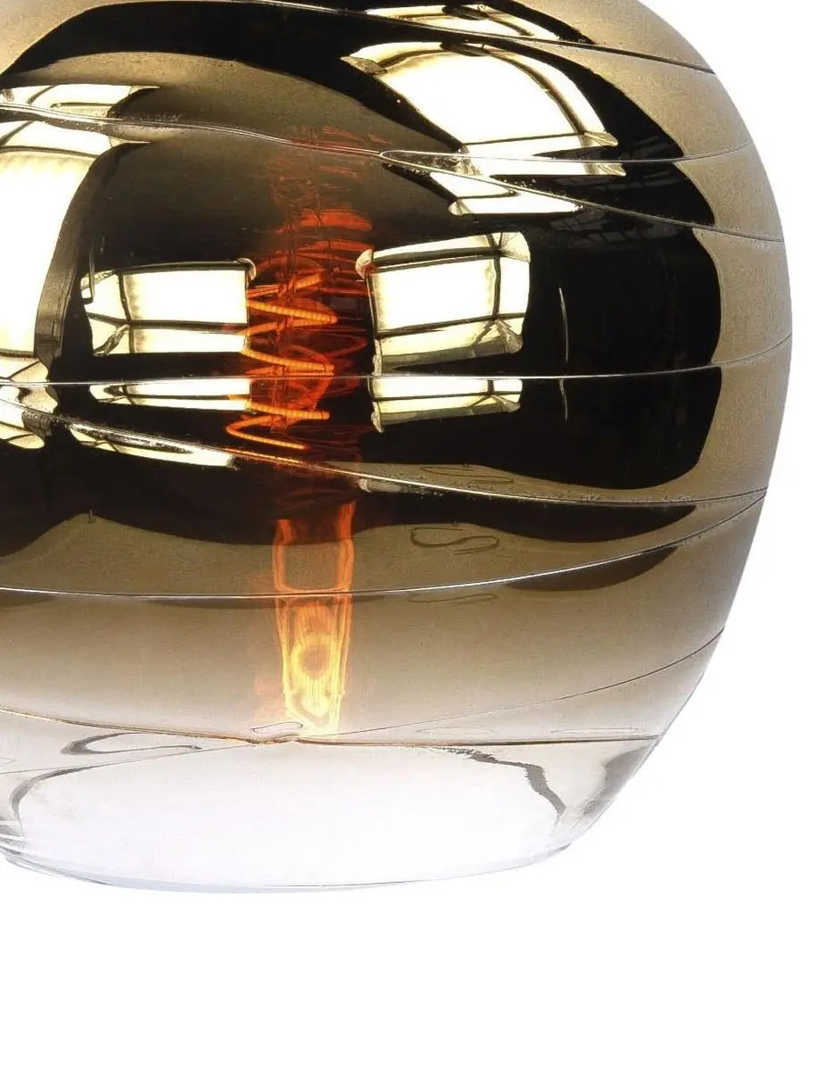 Highlight Fantasy Apple Gold Plafondlamp 21cm - Zwart & Goud