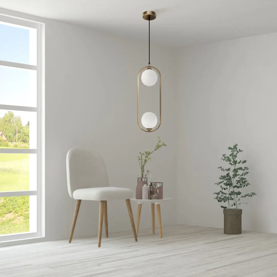 Maytoni Ring Hanglamp Goud - Ø12cm