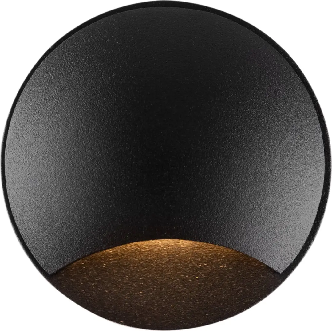 Maytoni Outdoor Inbouwspot Biscotti - Zwart Ø6,2cm