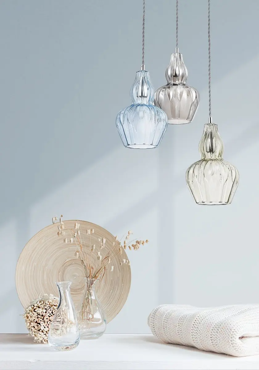 Maytoni Eustoma Hanglamp - Nikkel - Ø16cm
