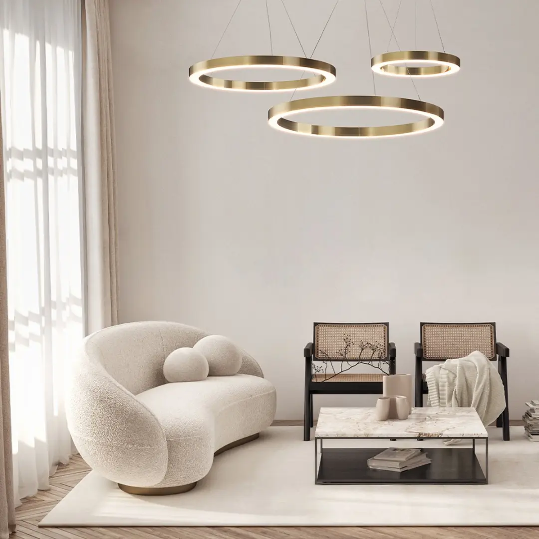 Maytoni Hanglamp Saturno Ø40 - Goud