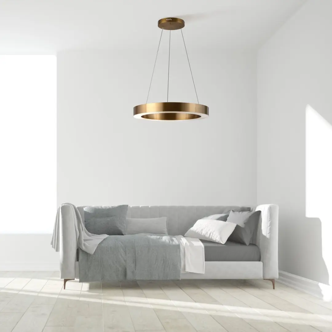 Maytoni Hanglamp Saturno Ø40 - Goud