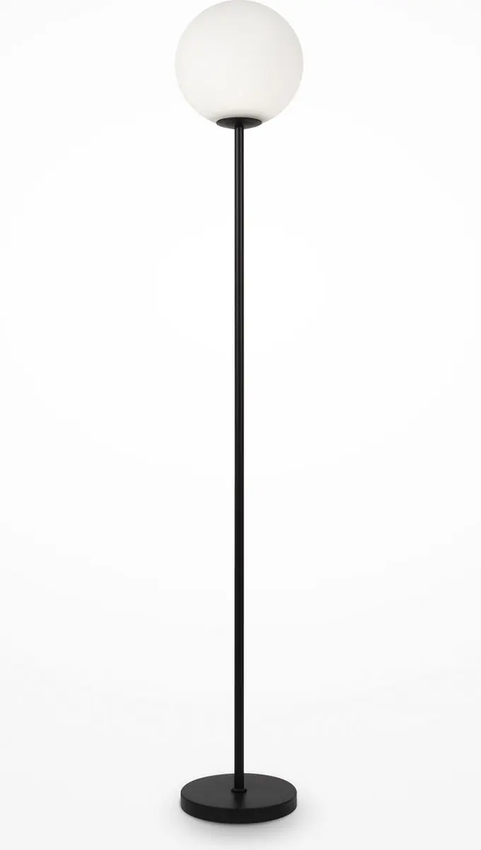 Maytoni Vloerlamp Ring Ø25cm - Zwart
