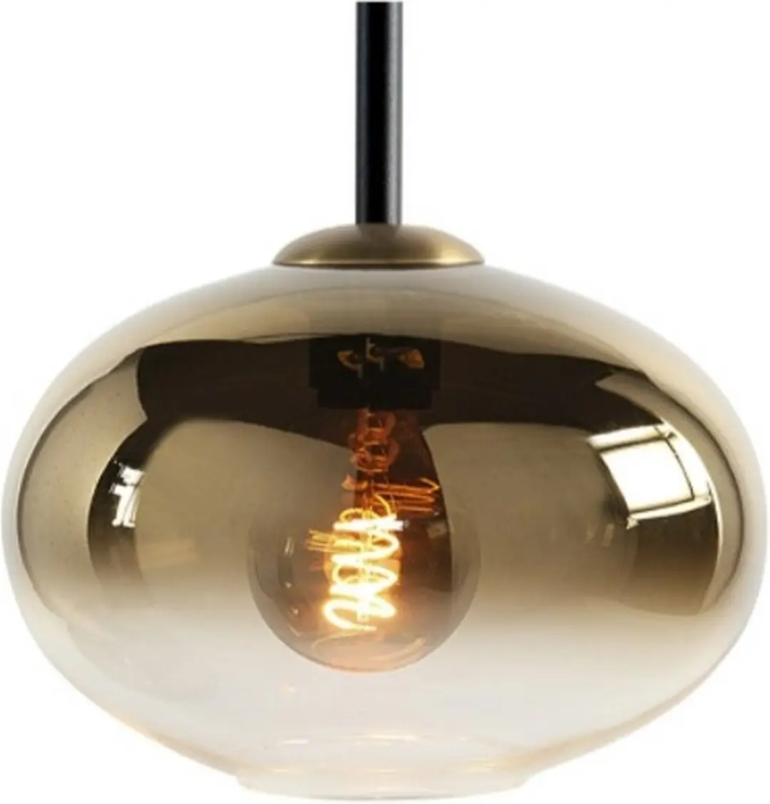 Highlight Bellini Hanglamp - 5 Lichtpunten - Ø26cm - Goud/Zwart