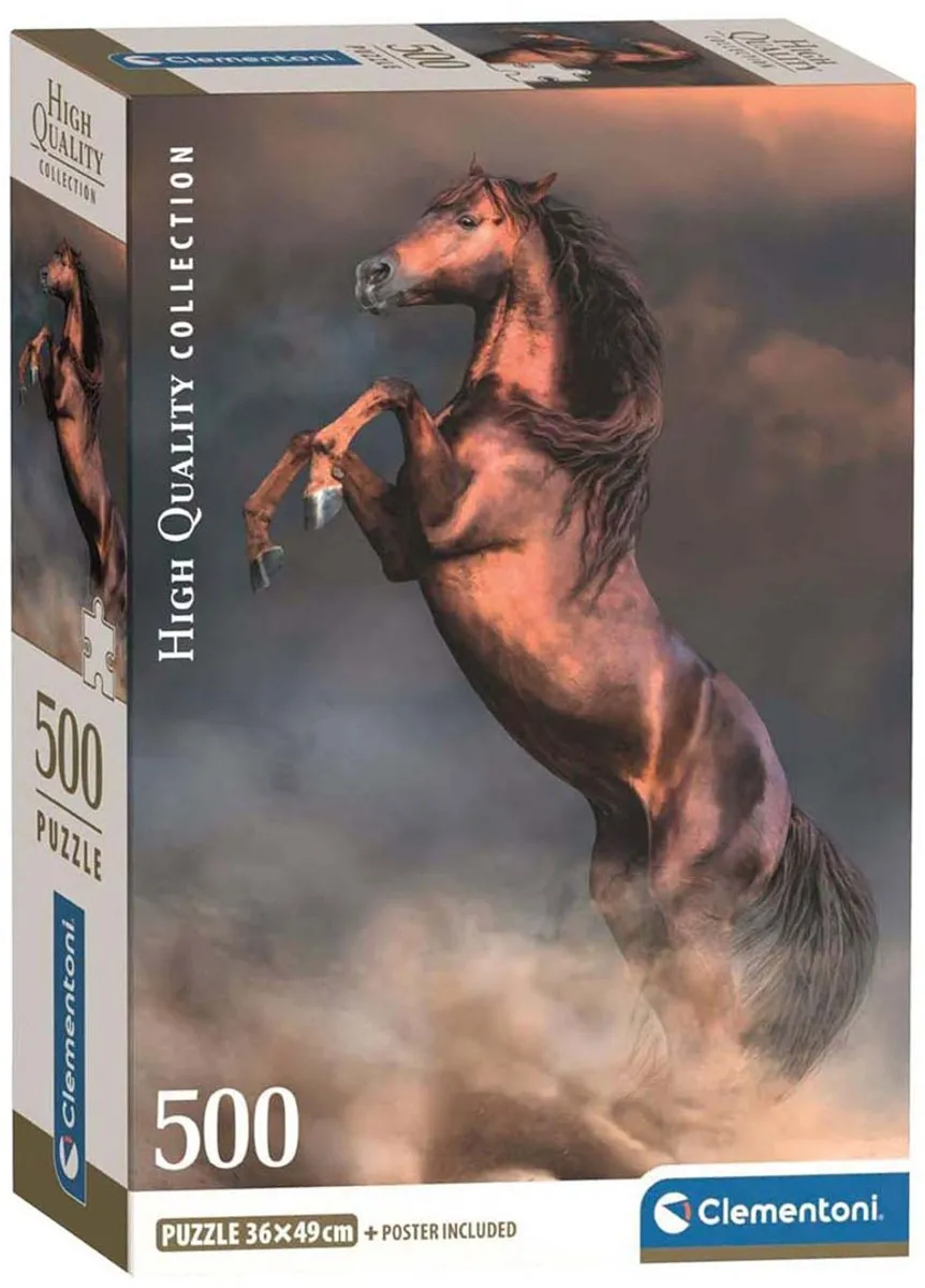 Clementoni Wild Rood Hengst Puzzel 500 Stuks - High Quality Collection