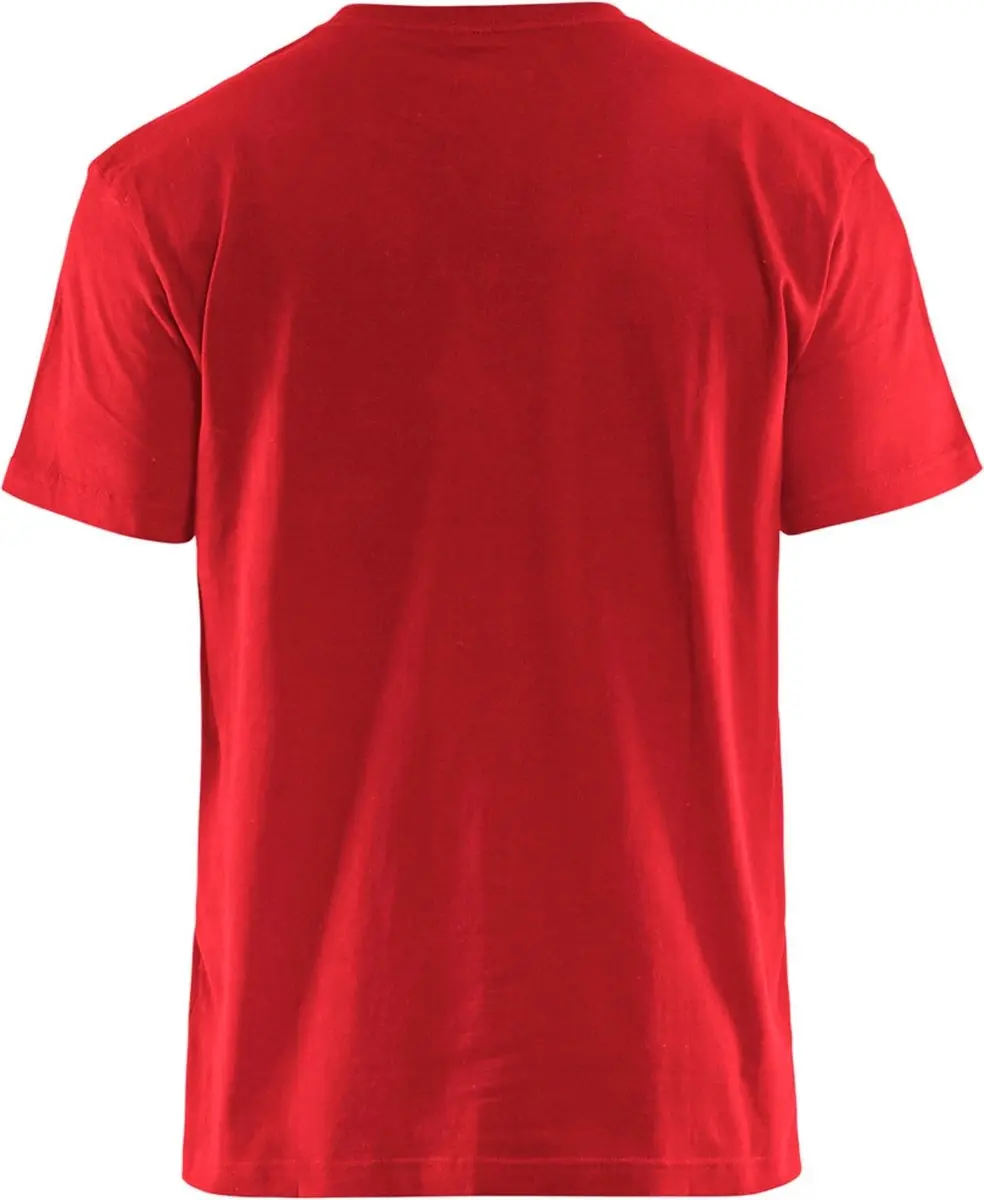 Blåkläder T-shirt 3379-1042 Bi-Color - Rood/Zwart M