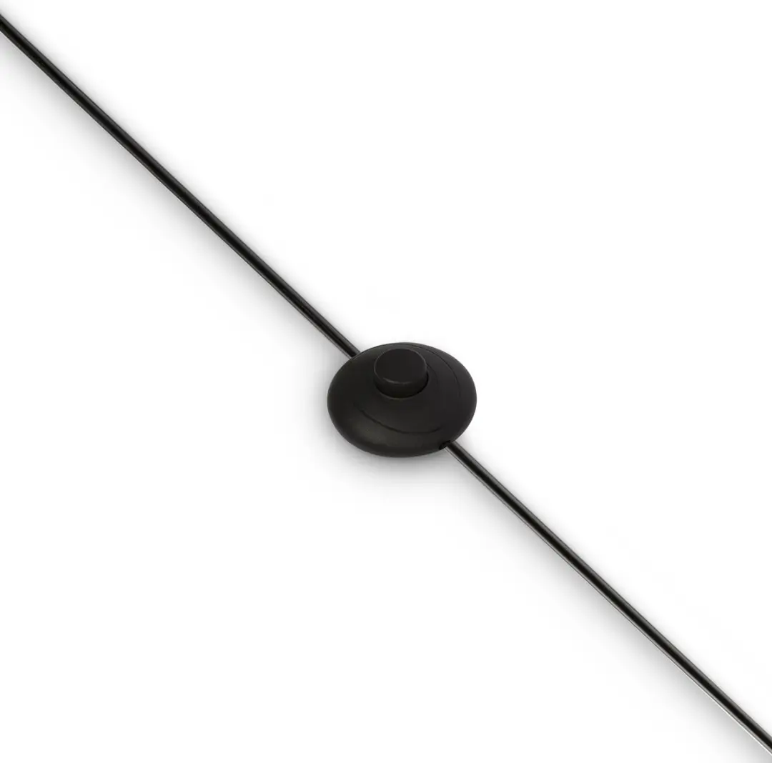Maytoni Calvin Vloerlamp - Ø44cm - Zwart
