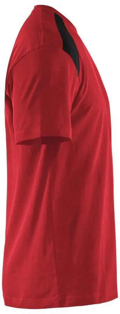 Blåkläder T-shirt 3379-1042 Bi-Color - Rood/Zwart - S