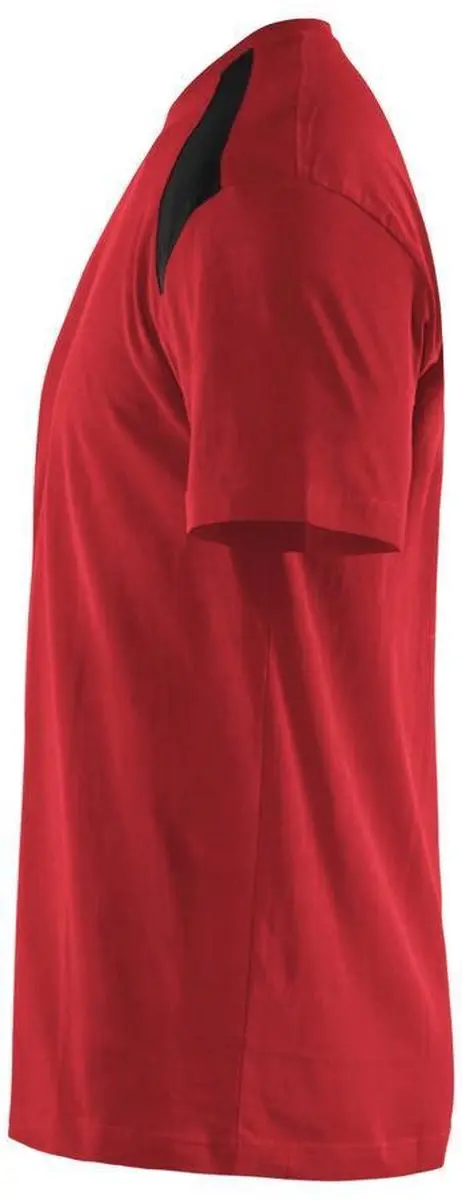 Blåkläder T-shirt 3379-1042 Bi-Color - Rood/Zwart - S