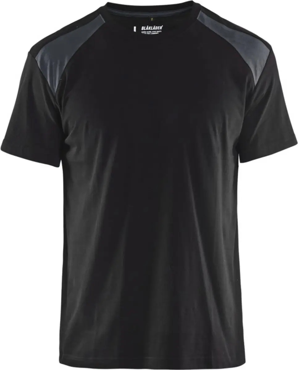 Blåkläder Bi-Colour Werkshirt - Zwart/Grijs S
