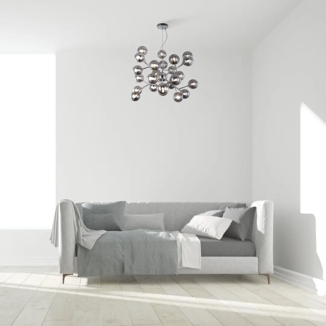 Maytoni Dallas Hanglamp - Chroom - Ø65cm