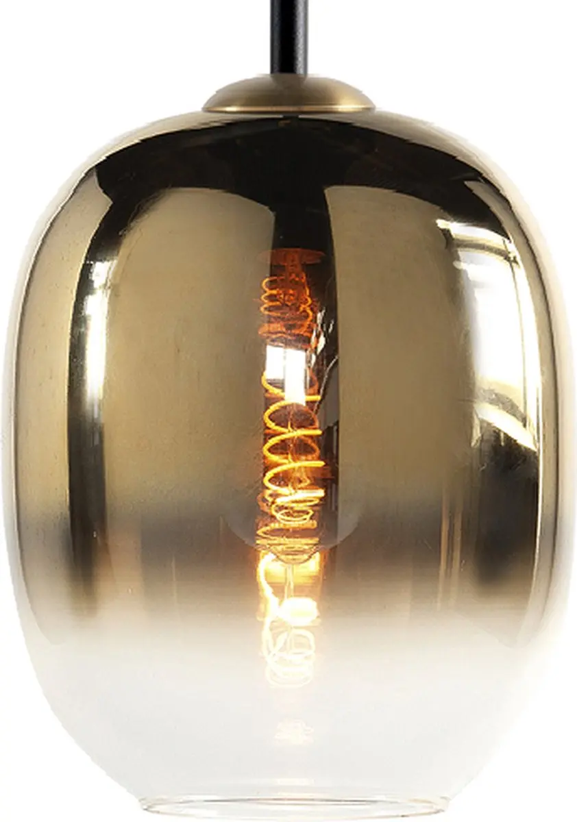 Highlight Bellini Hanglamp - 5 Lichtpunten - Ø23cm - Goud/Zwart