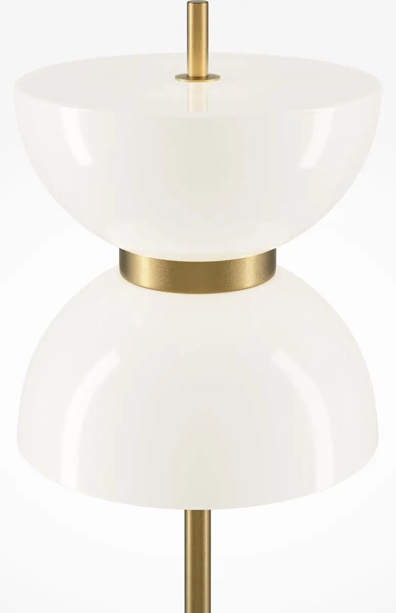 Maytoni Kyoto Vloerlamp - Goud Ø22cm 3000K