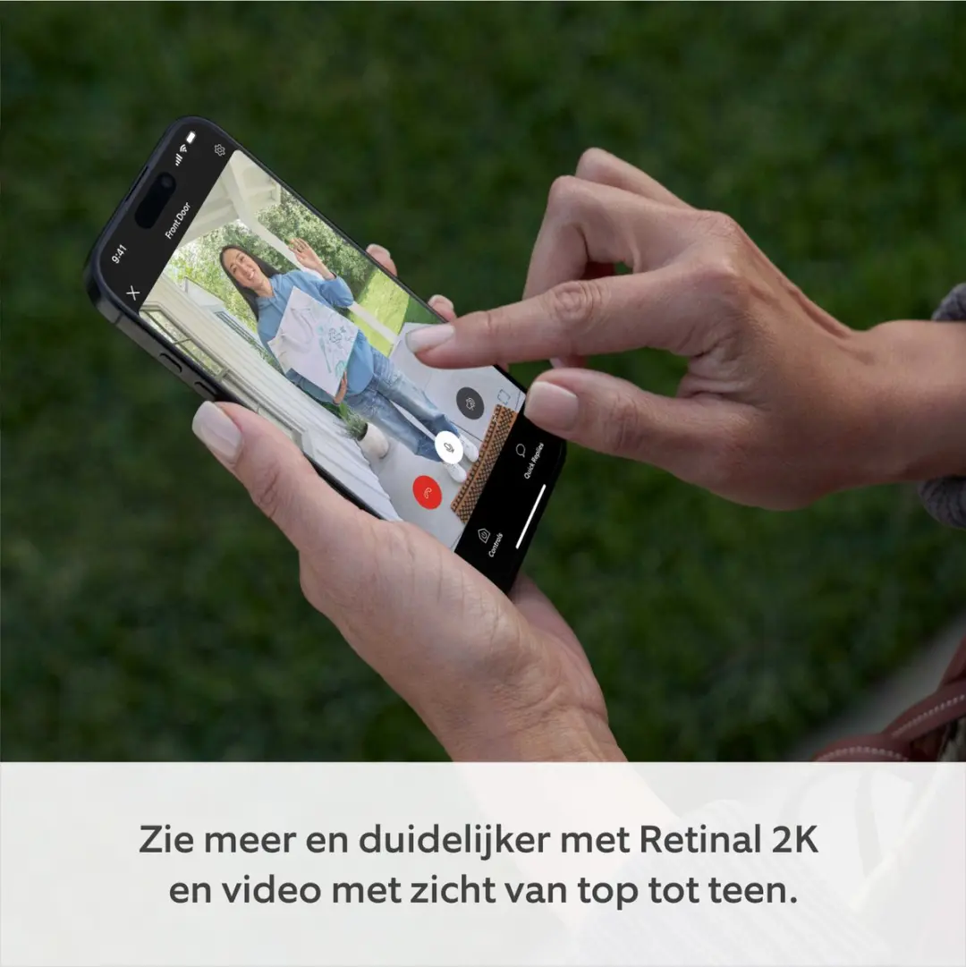 Ring Wired Video Doorbell Plus - Zilver