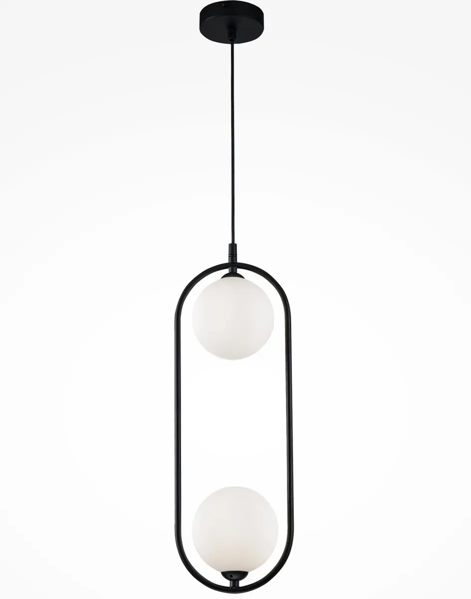 Maytoni Ring Hanglamp - 2x25W - Zwart