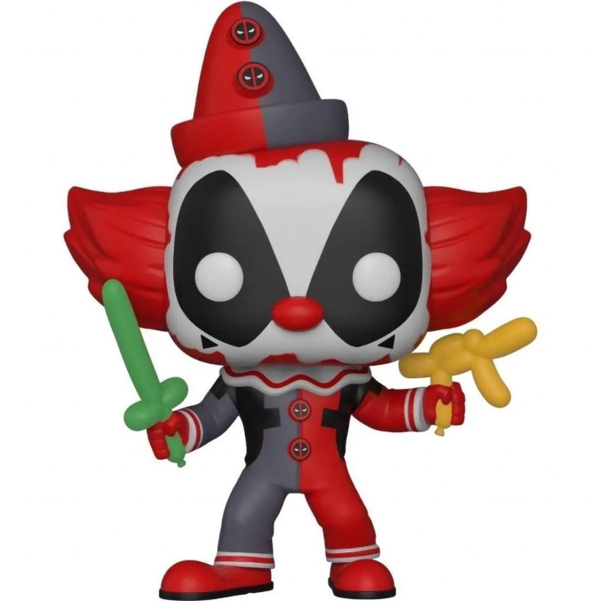 Funko Pop! Deadpool Clown #322 Verzamelfiguur - Multi - afbeelding 2 van 4