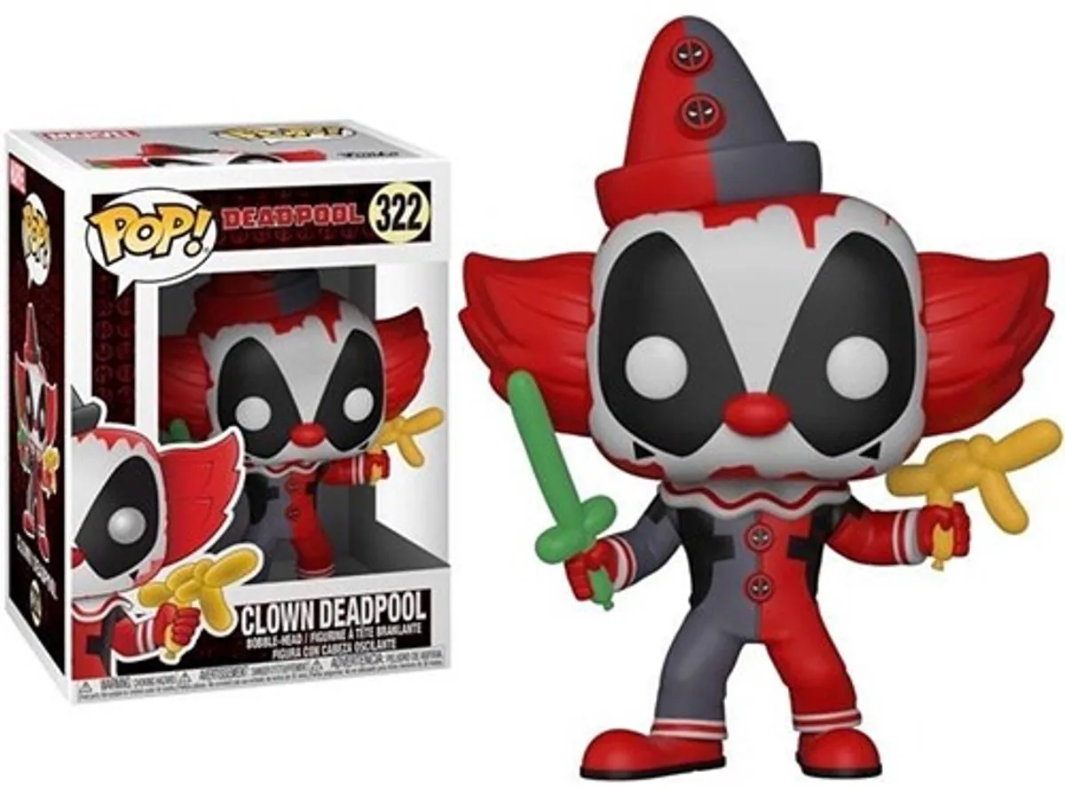 Funko Pop! Deadpool Clown #322 Verzamelfiguur
