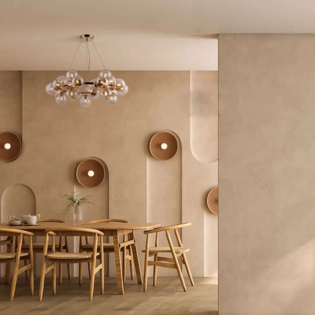 Maytoni Dallas Hanglamp - Goud - Ø69cm
