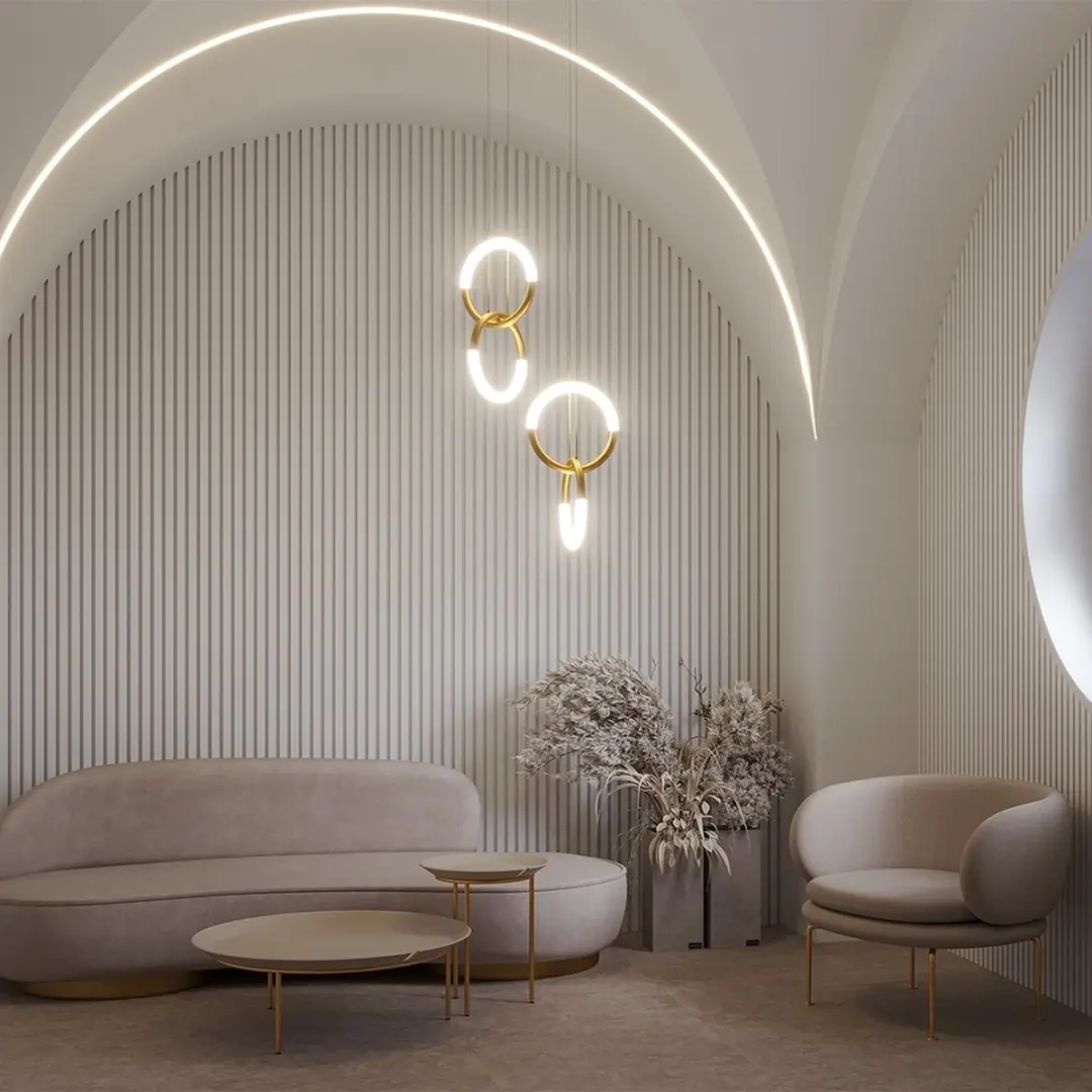 Maytoni Hanglamp Node Goud - Ø34