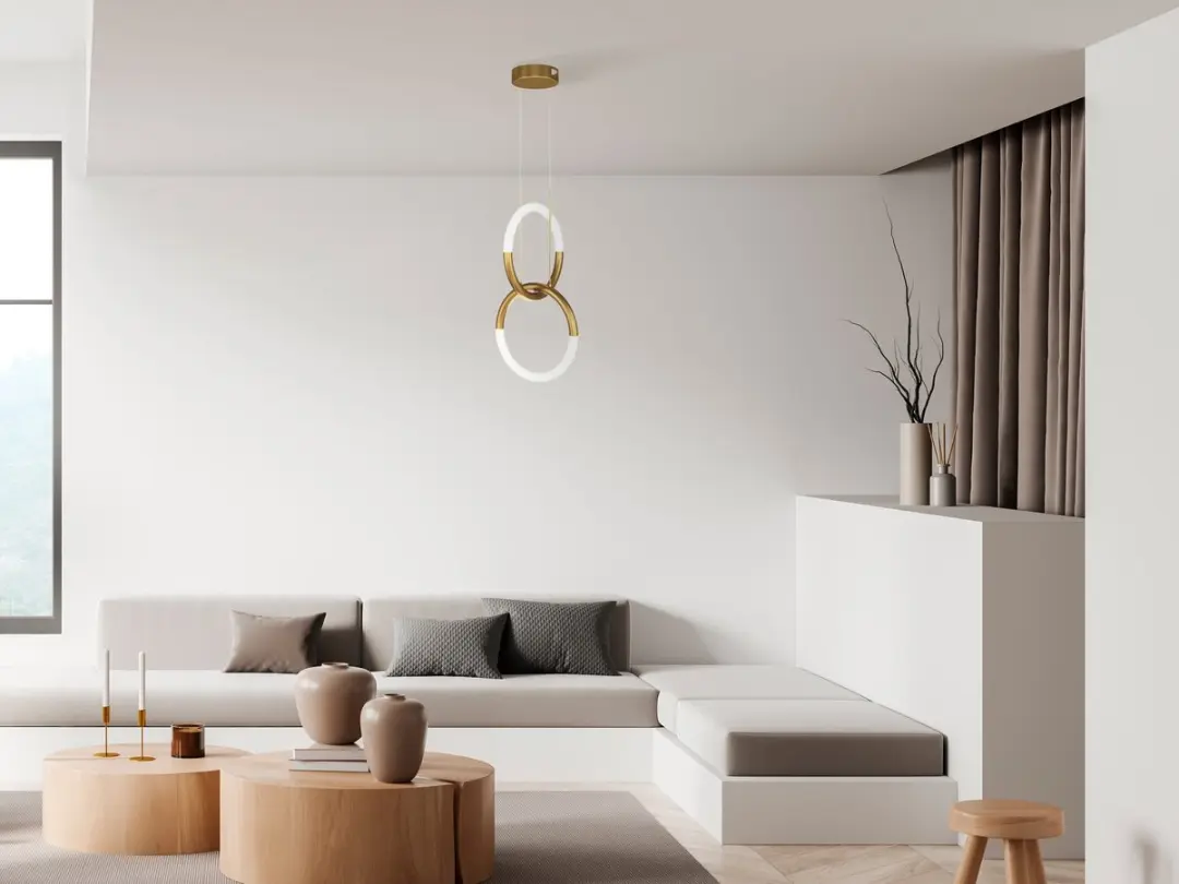 Maytoni Hanglamp Node Goud - Ø34