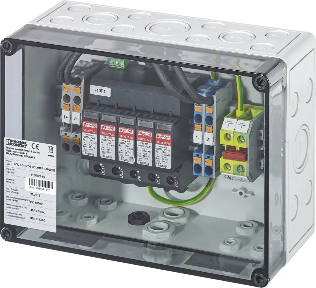Phoenix Contact 1105828 SOL-SC-1ST-0-DC-2MPPT Generator Aansluitdoos