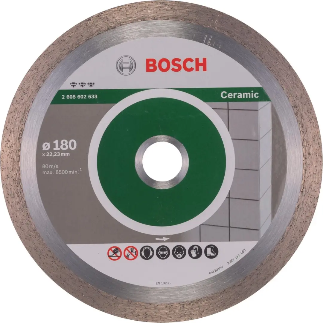 Bosch Diamantdoorslijpschijf Best for Ceramic 180x22,23x2,2x10mm