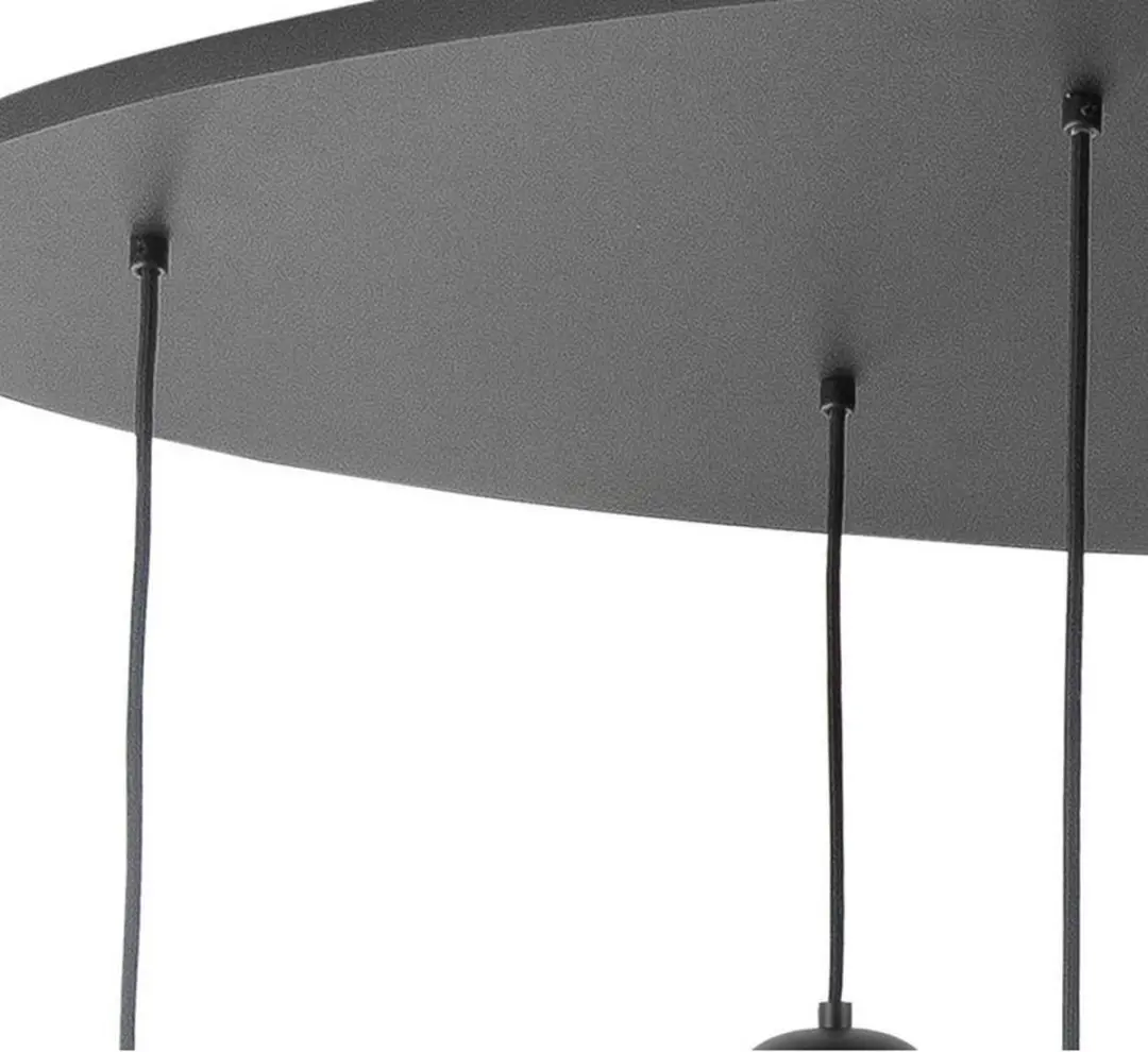 Highlight Bellini Hanglamp Ovaal Smoke - 5 Lichtpunten - 1m