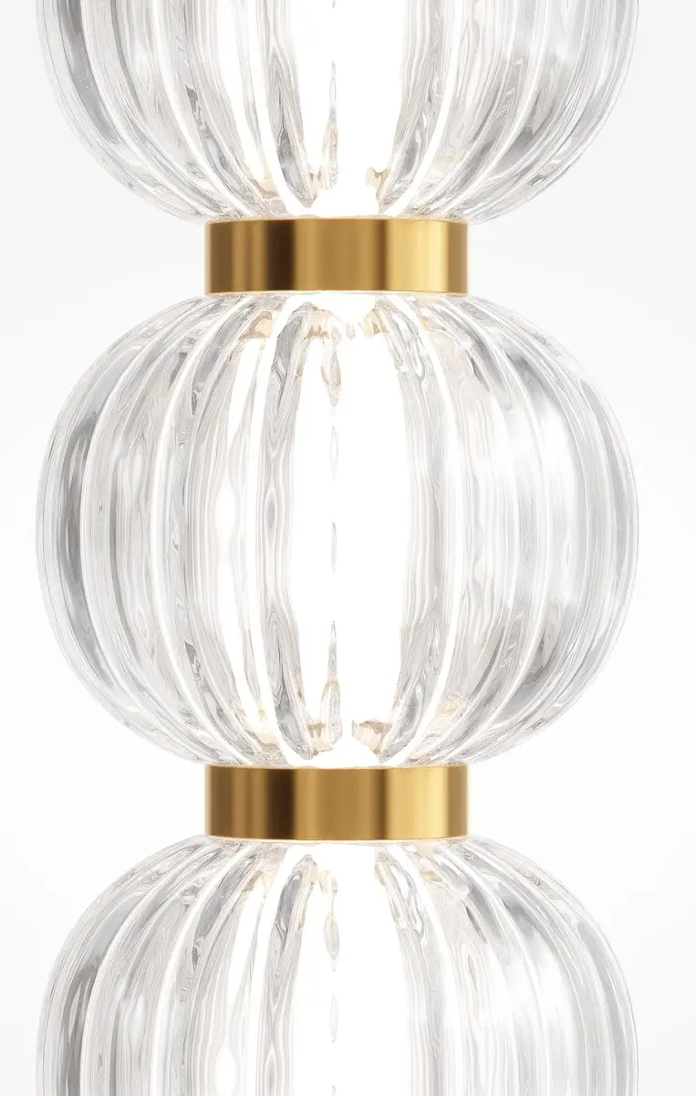 Maytoni Amulet Vloerlamp - Goud - Ø25cm