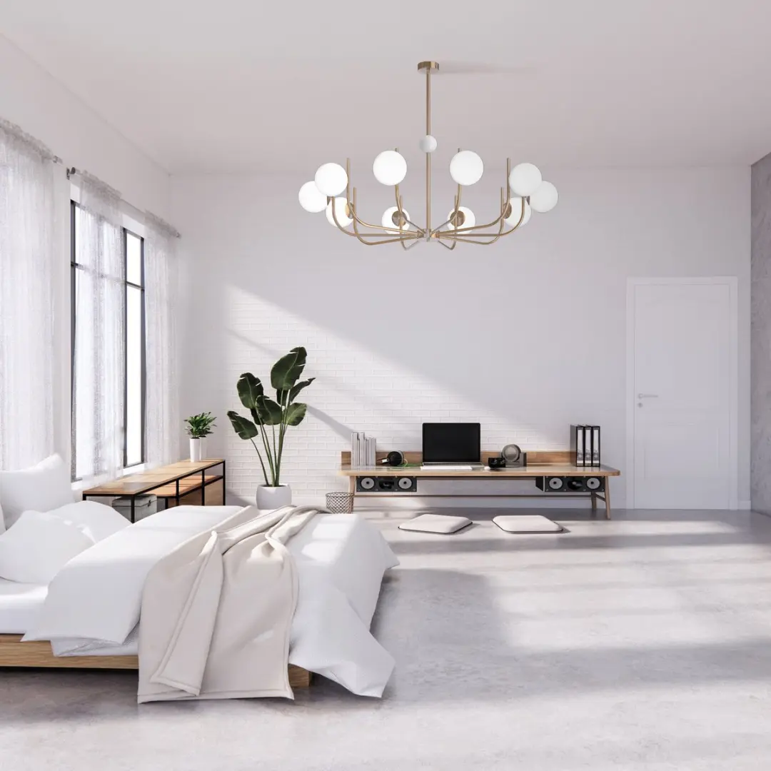 Maytoni Hanglamp Rendez-vous Messing - 10 Lichtpunten Ø116cm