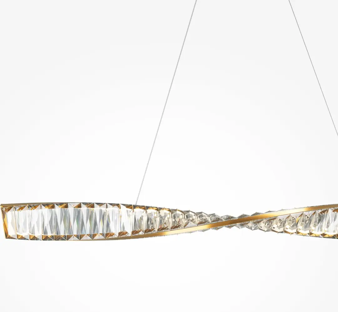Maytoni Krone Hanglamp - Messing - 27W - Goud