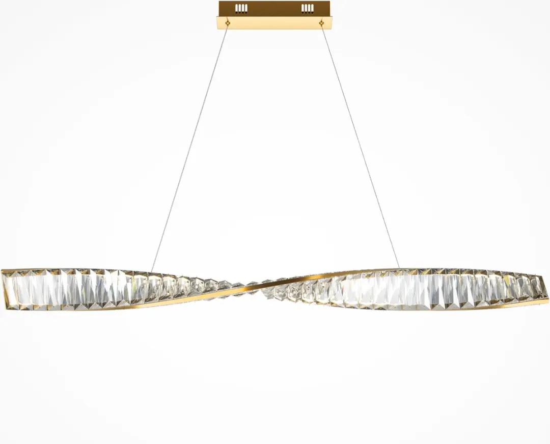 Maytoni Krone Hanglamp - Messing - 27W - Goud