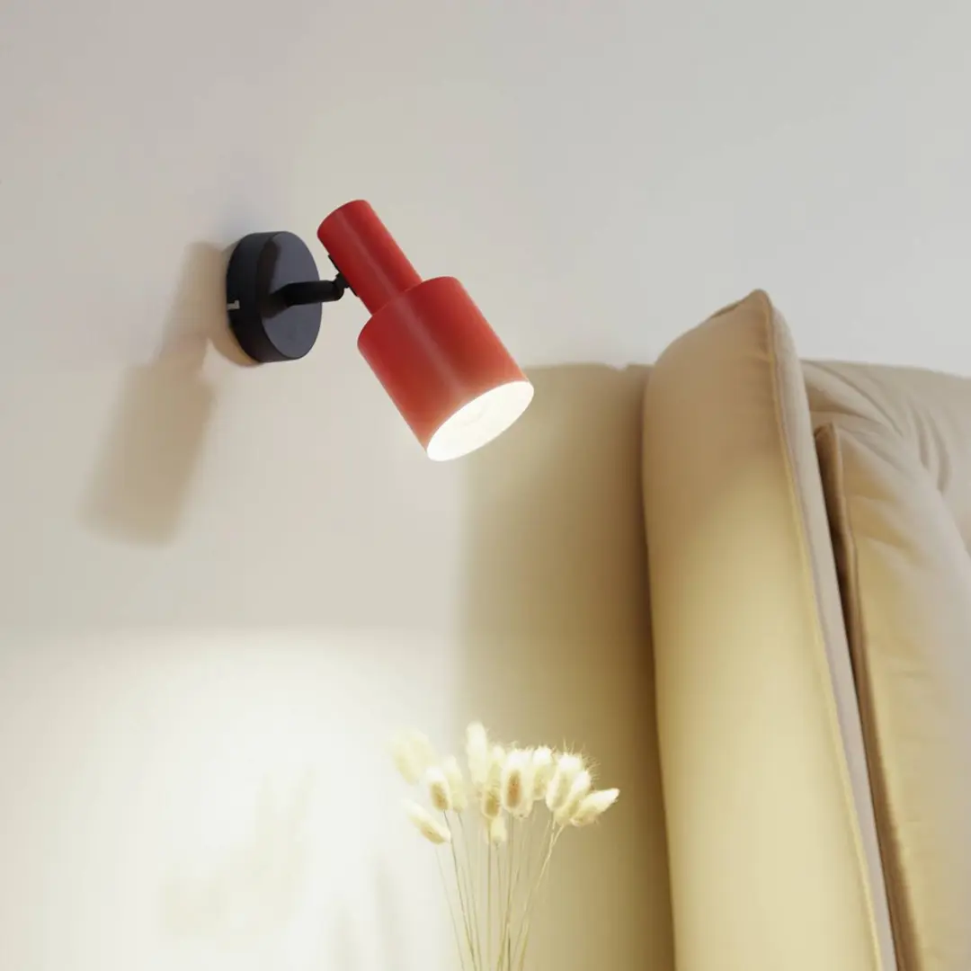 Lindby Buitenspot 1 Licht E27 - 15W - Oranje/Zwart