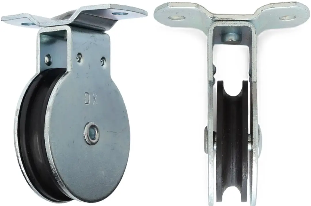 Dulimex 50mm Katrol 6.5mm - Staand/Hangend - Metaalkleur
