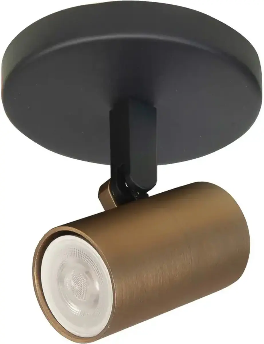 Highlight Spot Piccolo GU10 1-Lichts - 10cm - Zwart & Goud