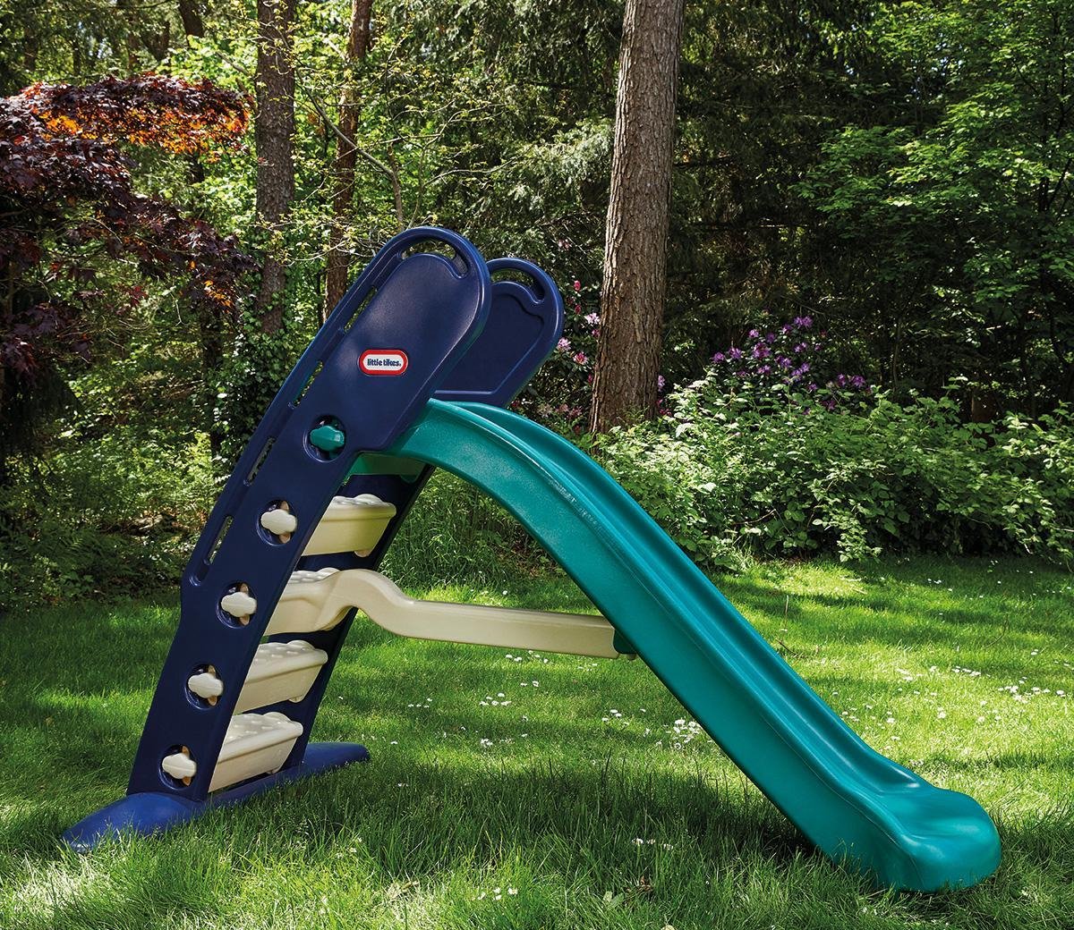 Little Tikes Glijbaan Giant Slide - Peuter -Voor Buiten - Blauw Groen