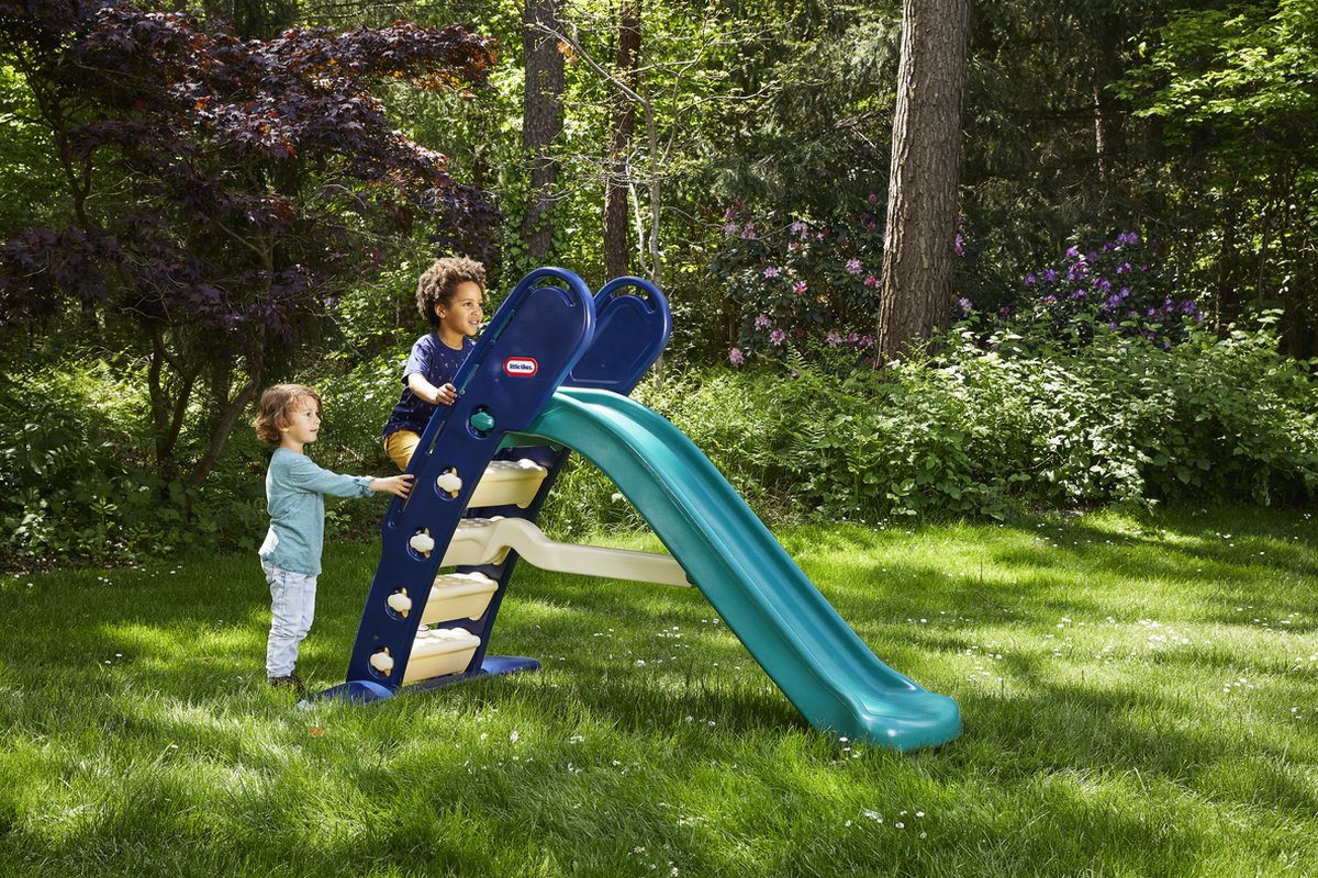 Little Tikes Glijbaan Giant Slide - Peuter -Voor Buiten - Blauw Groen