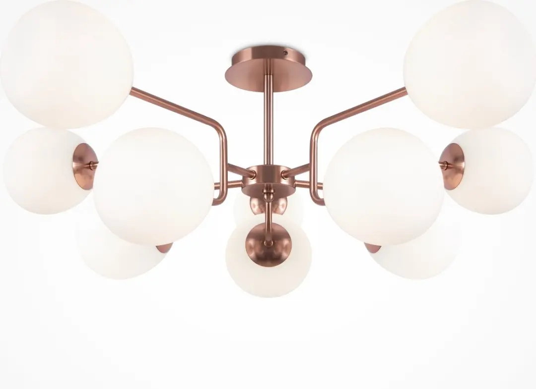 Maytoni Erich Hanglamp - Messing - Ø90,7cm - 10 Lichtpunten