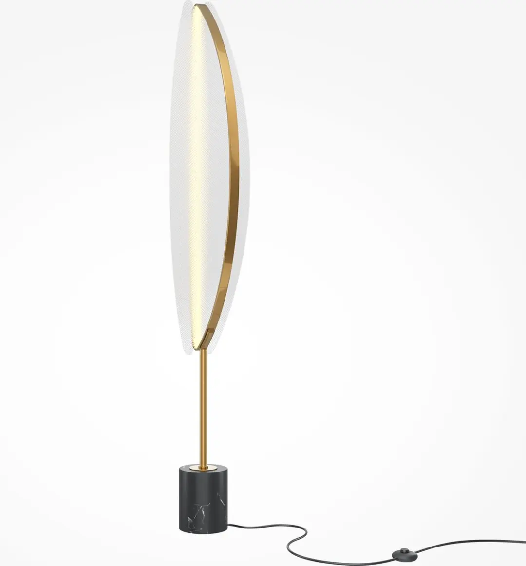 Maytoni Breeze Vloerlamp - Goud 33W