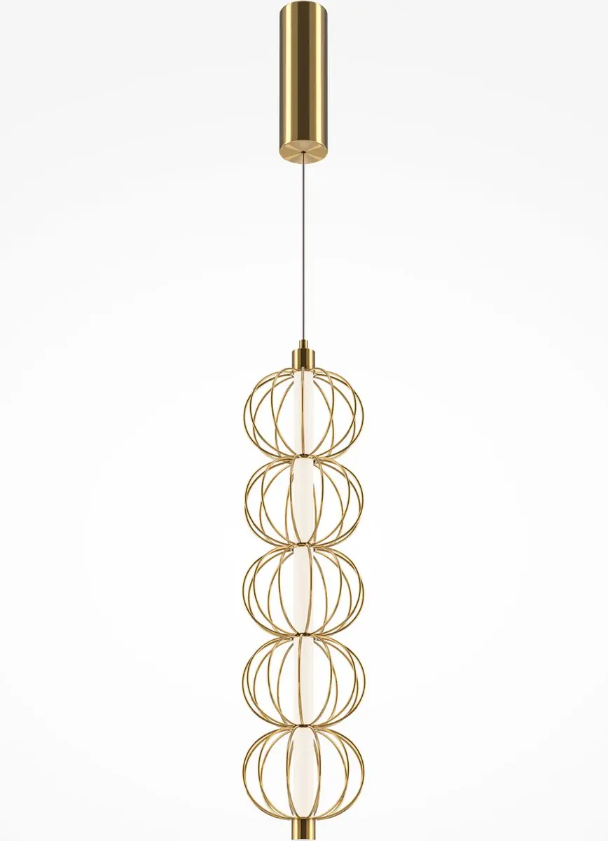Maytoni Hanglamp Golden Cage Goud
