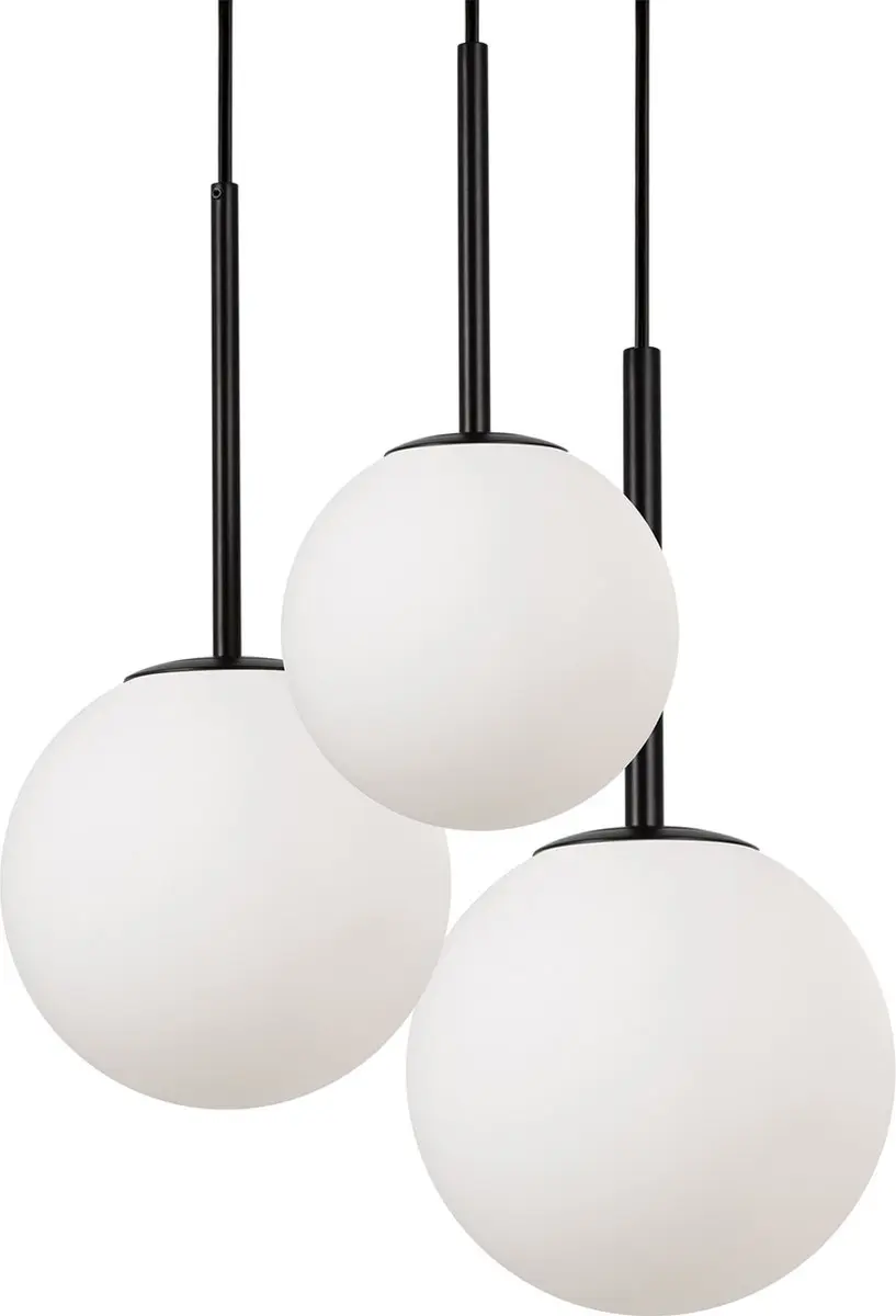 Maytoni Basic Form Hanglamp - 3 Lichtpunten - Ø40cm - Zwart