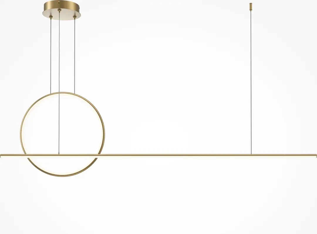 Maytoni Hanglamp Halo - Messing - Goud