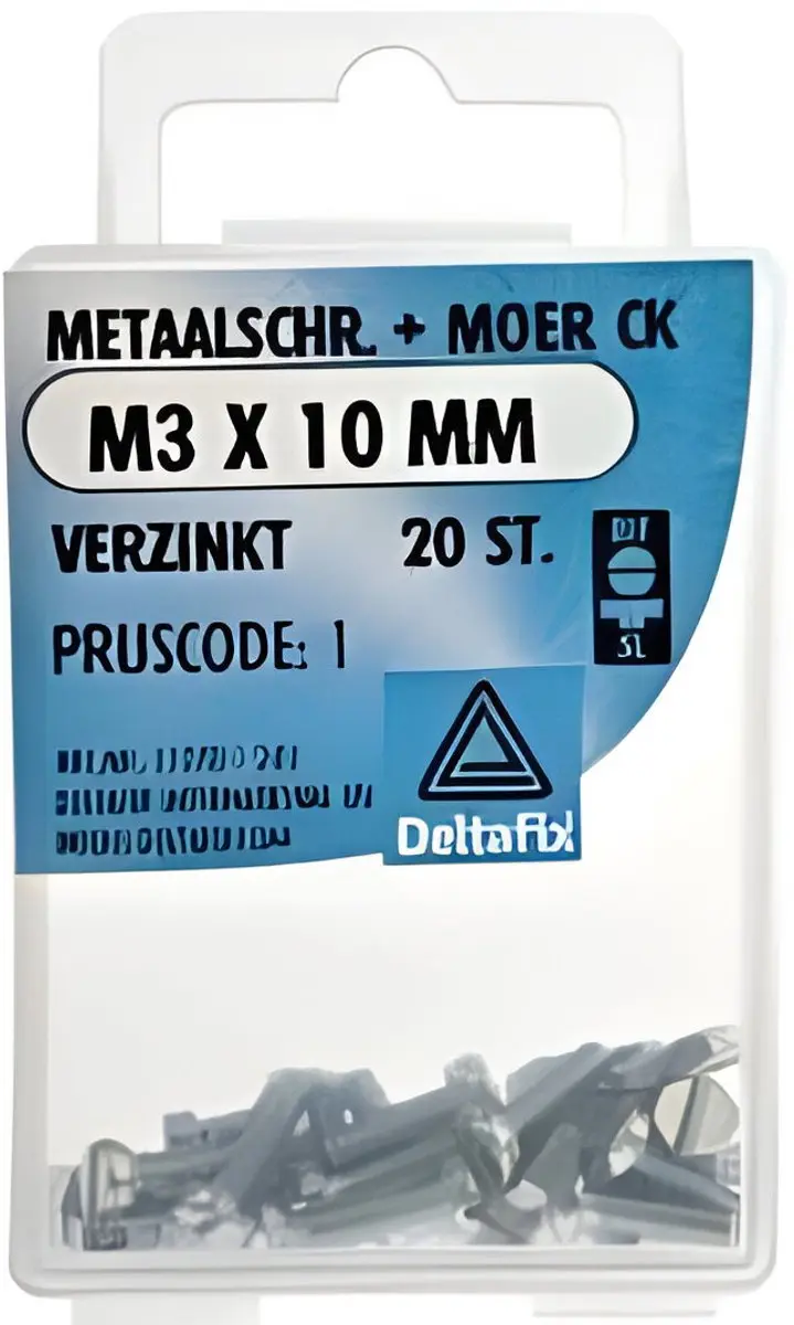 Deltafix Metaalschroeven M3x10mm