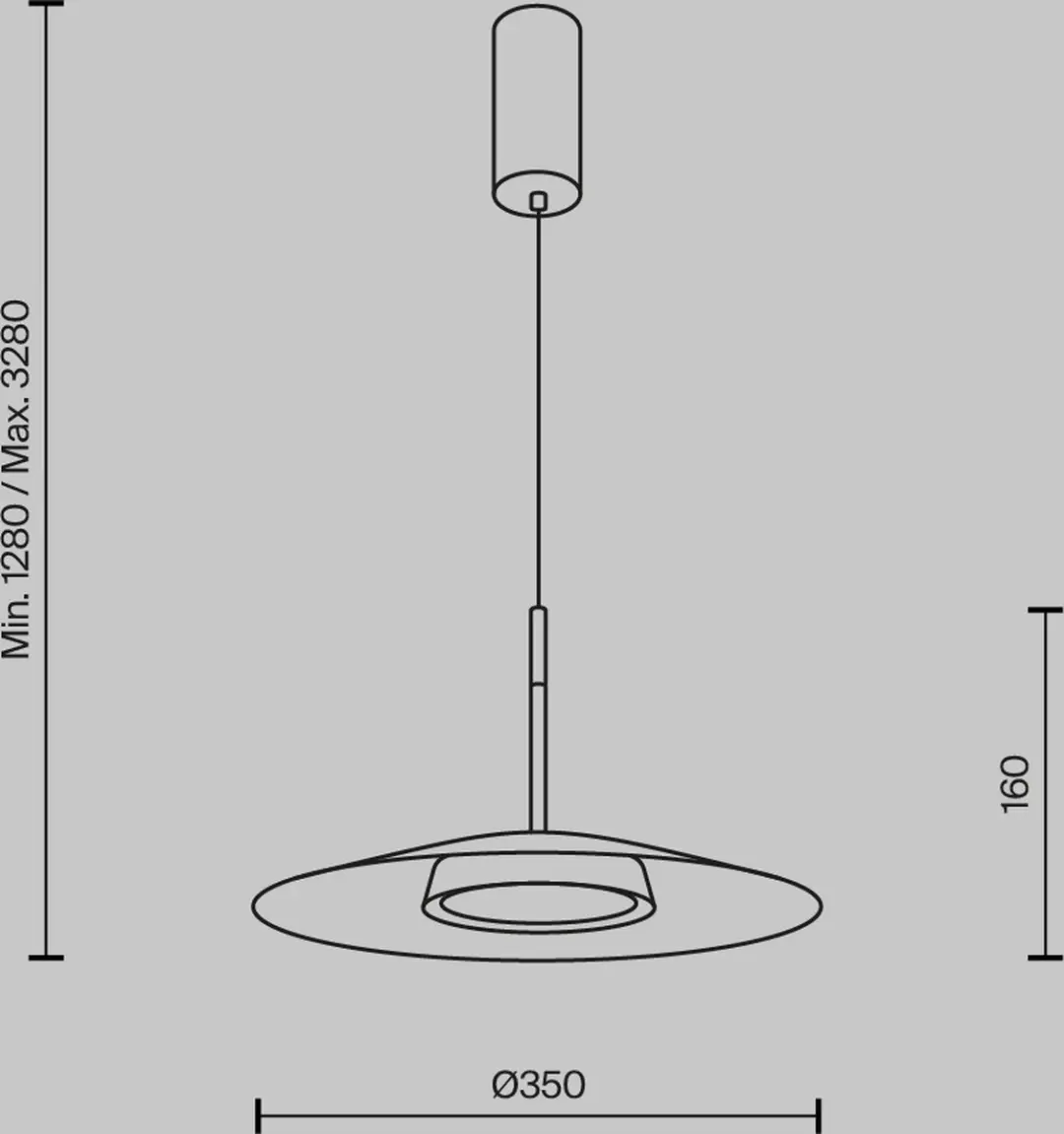 Maytoni El Hanglamp - Ø35cm - Zwart