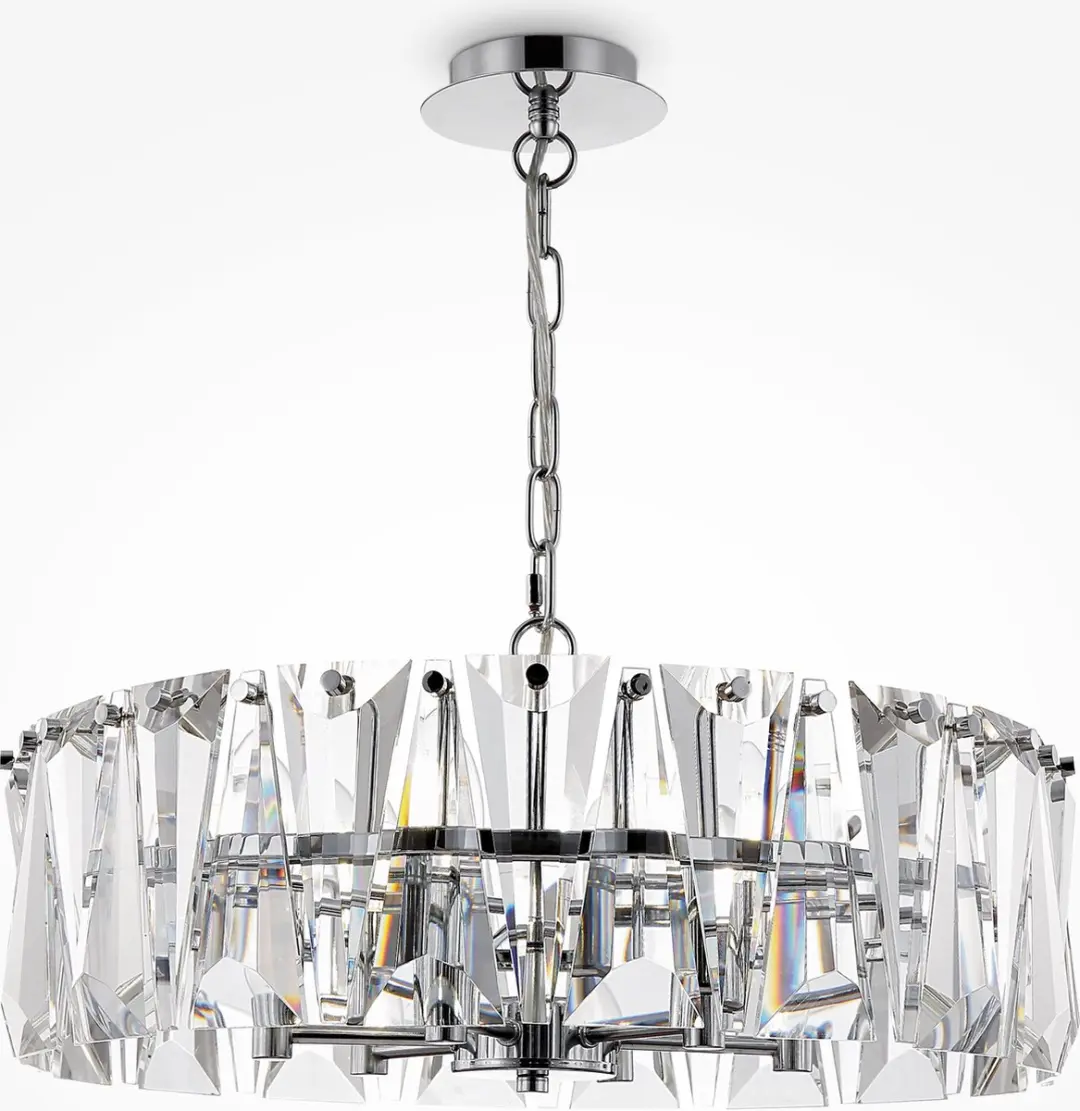Maytoni Hanglamp Puntes Ø51,7cm - 6 Lichtpunten - Chroom