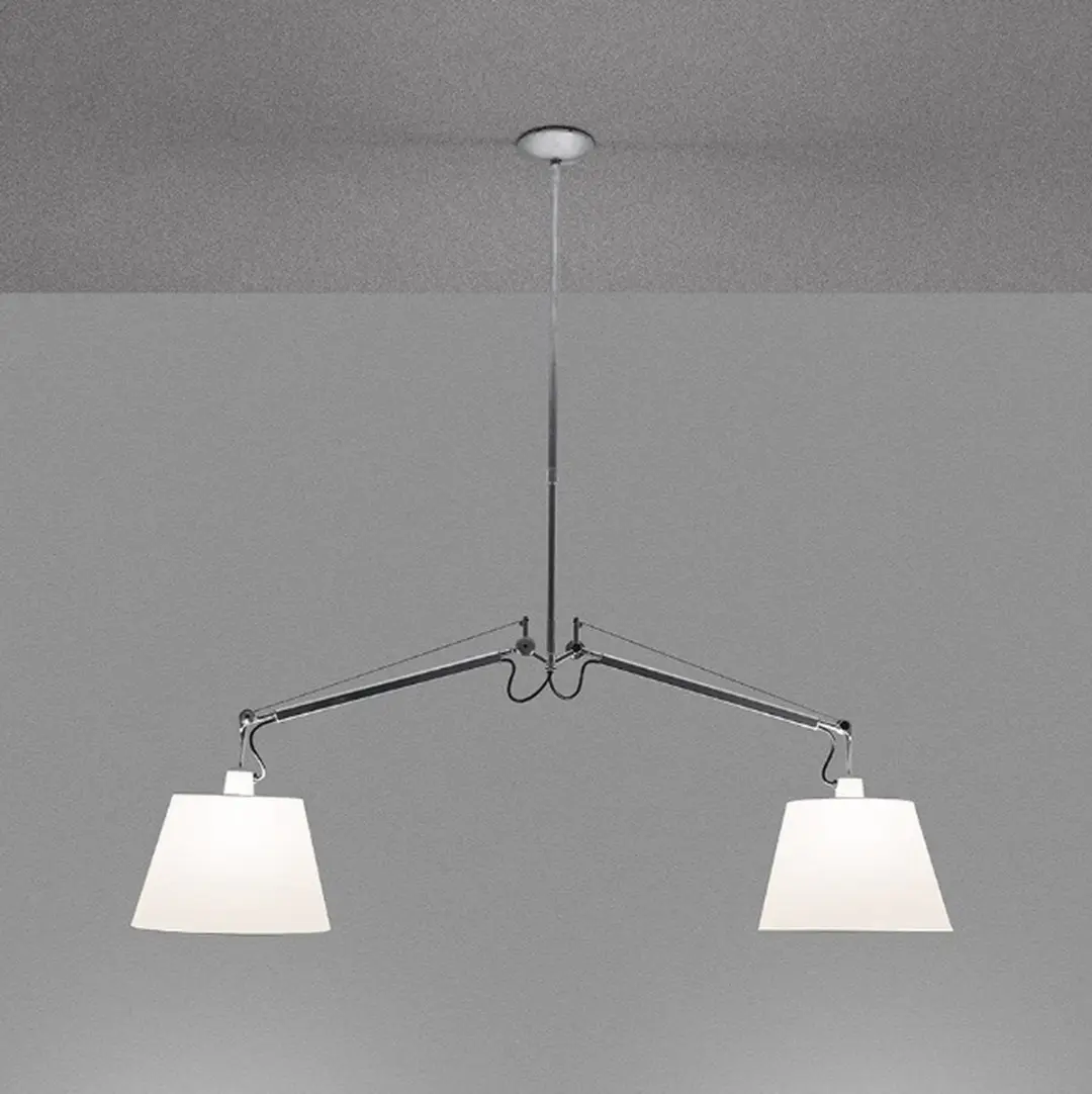 Artemide Tolomeo Due Bracci Hanglamp Ø42cm - Perkament